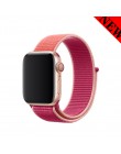 Sport pasek do pętli na pasek do apple watch 42mm 38mm dwuwarstwowy nylonowy splot pasek do zegarka iwatch 5/4/3/2/1 44mm 40mm b