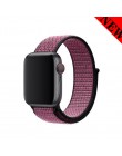 Sport pasek do pętli na pasek do apple watch 42mm 38mm dwuwarstwowy nylonowy splot pasek do zegarka iwatch 5/4/3/2/1 44mm 40mm b