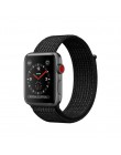 Sport pasek do pętli na pasek do apple watch 42mm 38mm dwuwarstwowy nylonowy splot pasek do zegarka iwatch 5/4/3/2/1 44mm 40mm b