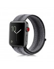 Sport pasek do pętli na pasek do apple watch 42mm 38mm dwuwarstwowy nylonowy splot pasek do zegarka iwatch 5/4/3/2/1 44mm 40mm b