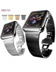 Ze stali nierdzewnej stalowy pasek na pasek do apple watch 44 mm 38mm pasek do iwatch 42mm 40mm korea apple watch 5 4 3 2 1 Link