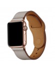 Kość słoniowa pasek ze skóry naturalnej pasek do zegarka Iwatch 38mm 44mm, pasek skórzany do zegarka VIOTOO w kolorze czarnym pa