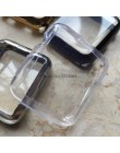 Przezroczysty miękki TPU Ultra-smukły futerał do Apple watch Case seria 4 3 5 2 38mm 42mm 40mm 44mm Screen Protector osłona przy