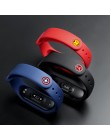 Zabawne metalowe przypinki do zegarka sportowego Xiaomi MiBand z generacji 3 lub 4 paski w kolorze przypinek