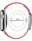 Skórzany pasek pasek na pasek do apple watch 4 44/40mm nowoczesny styl bransoletka nadgarstek opaska akcesoria do serii iWatch 3