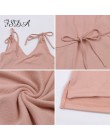 FSDA Mini Casual Dress Backless solidna szczelina Wrap głębokie V Neck Sashes Spaghetti pasek bez rękawów Sundress letnia sukien