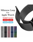 Pasek na pasek do Apple watch 4 3 pasek do iwatch 42mm 38mm 44mm 40mm Milanese dla pasek do iwatch serii s 4/3/2/1 do Apple złąc