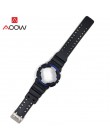 Silikonowy zegarek pasek etui ochronne dla Casio G-SHOCK GA-110 GA-100 gumowe sportowe wymienić pasek do zegarka bransoletka z p