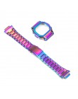 DW5600 5610 zestaw zegarków Watchband Bezel Upgrade modyfikacja metalowy zegarek ze stali nierdzewnej 316L akcesoria