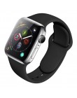 Pasek silikonowy dla Apple obserwować 38mm 42mm bransoletka sportowa gumy pasek do zegarka iwatch 5 4 44mm 40mm do zegarka Apple