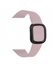 Skórzany pasek pasek na pasek do apple watch 4 44/40mm nowoczesny styl bransoletka nadgarstek opaska akcesoria do serii iWatch 3