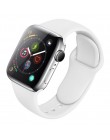 Pasek silikonowy dla Apple obserwować 38mm 42mm bransoletka sportowa gumy pasek do zegarka iwatch 5 4 44mm 40mm do zegarka Apple