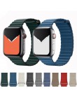 Skórzane paski do zegarka z jabłkami seria 5 4 3 skórzana pętla iwatch band 44mm 40mm 42mm 38mm bransoletka pulseira