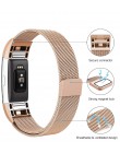 Ze stali nierdzewnej magnetyczne milanese loop pasek dla Fitbit Charge 2 bransoletka zamienna pasek dla Fitbit Charge 3 intelige