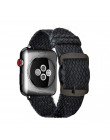 Moda pasek do pętli Nylon bransoletka na rękę zegarek akcesoria do pasek do apple watch 1/2/3 42mm 44mm na pasek do iwatch 4/5 3