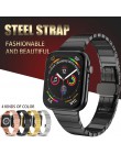 Stalowy pasek ze stali nierdzewnej do zegarka Apple 42mm 38mm 1/2/3/4 motyl klamra metalowy pasek do zegarka dla serii iWatch 4 