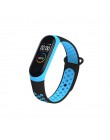 Sport mi Band 3 4 pasek pasek na rękę dla Xiao mi mi band 4 3 sportowa silikonowa bransoletka dla mi band 4 3 band3 inteligentna