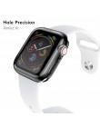 Etui z tpu na apple watch 5 4 3 2 1 etui 44mm/40mm iWatch 42mm/38mm miękka folia na ekran zderzak apple watch akcesoria