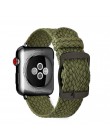 Moda pasek do pętli Nylon bransoletka na rękę zegarek akcesoria do pasek do apple watch 1/2/3 42mm 44mm na pasek do iwatch 4/5 3