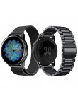 Do samsung Galaxy Watch Active2 44mm 40mm pasek magnetyczny pasek pleciony z siateczki metalowej milanese 20mm nadgarstek ze sta