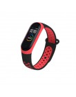 Sport mi Band 3 4 pasek pasek na rękę dla Xiao mi mi band 4 3 sportowa silikonowa bransoletka dla mi band 4 3 band3 inteligentna