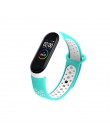 Sport mi Band 3 4 pasek pasek na rękę dla Xiao mi mi band 4 3 sportowa silikonowa bransoletka dla mi band 4 3 band3 inteligentna