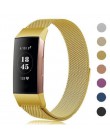 Ze stali nierdzewnej magnetyczne milanese loop pasek dla Fitbit Charge 2 bransoletka zamienna pasek dla Fitbit Charge 3 intelige