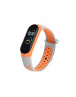 Sport mi Band 3 4 pasek pasek na rękę dla Xiao mi mi band 4 3 sportowa silikonowa bransoletka dla mi band 4 3 band3 inteligentna