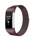 Ze stali nierdzewnej magnetyczne milanese loop pasek dla Fitbit Charge 2 bransoletka zamienna pasek dla Fitbit Charge 3 intelige