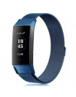 Ze stali nierdzewnej magnetyczne milanese loop pasek dla Fitbit Charge 2 bransoletka zamienna pasek dla Fitbit Charge 3 intelige