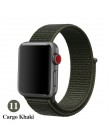 Opaska na Apple Watch seria 3/2/1 38MM 42MM Nylon miękki oddychający pasek zamienny Sport pętla na iwatch seria 4 5 40MM 44MM