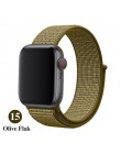 Opaska na Apple Watch seria 3/2/1 38MM 42MM Nylon miękki oddychający pasek zamienny Sport pętla na iwatch seria 4 5 40MM 44MM