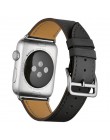 Pasek ze skóry bydlęcej do zegarka Apple 5 pasek 44mm iwatch seria 4 3 2 1 akcesoria do zegarków 42mm pętla 38mm zamienny pasek 