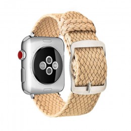 Moda pasek do pętli Nylon bransoletka na rękę zegarek akcesoria do pasek do apple watch 1/2/3 42mm 44mm na pasek do iwatch 4/5 3
