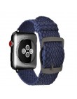 Moda pasek do pętli Nylon bransoletka na rękę zegarek akcesoria do pasek do apple watch 1/2/3 42mm 44mm na pasek do iwatch 4/5 3