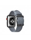 Moda pasek do pętli Nylon bransoletka na rękę zegarek akcesoria do pasek do apple watch 1/2/3 42mm 44mm na pasek do iwatch 4/5 3