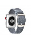 Moda pasek do pętli Nylon bransoletka na rękę zegarek akcesoria do pasek do apple watch 1/2/3 42mm 44mm na pasek do iwatch 4/5 3