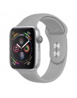 Silikonowy pasek na pasek do apple watch 44mm 42mm iwatch serii 5 4 3 2 1 bransoletka 40mm 38mm pulseira akcesoria do inteligent