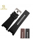 Skórzana bransoletka 32mm watchband dla diesel zegarek pasek na rękę zespół dla DZ1216 DZ1273 DZ4246 DZ4247DZ287 zegarek zespół