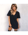 Letnia koszulka damska mini sukienka Choker sukienki z dekoltem w kształcie litery v z krótkim rękawem Casual Sexy Halter Boho s