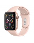 Silikonowy pasek na pasek do apple watch 44mm 42mm iwatch serii 5 4 3 2 1 bransoletka 40mm 38mm pulseira akcesoria do inteligent