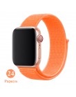 Nylon sport loop pasek na pasek do Apple Watch 42mm 44mm 40mm 38mm iWatch 5/4/3/2/1 bransoletka na rękę akcesoria do zegarków