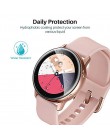 2 sztuk/partia ultra-cienka folia ochronna osłona ekranu do Samsung Galaxy Watch 42mm aktywny miękki 3D okrągły ekran krawędziow