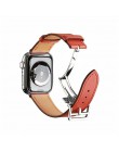 Pasek z prawdziwej skóry dla pasek do apple watch 44mm 40mm 42mm 38mm iwatch apple watch 5/4/3/2/1 bransoletka klamra pasek do z