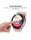 2 sztuk/partia ultra-cienka folia ochronna osłona ekranu do Samsung Galaxy Watch 42mm aktywny miękki 3D okrągły ekran krawędziow