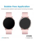 2 sztuk/partia ultra-cienka folia ochronna osłona ekranu do Samsung Galaxy Watch 42mm aktywny miękki 3D okrągły ekran krawędziow