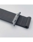 Milanese Loop opaska na zegarek Apple Watch 5 4 3 2 1 bransoletka ze stali nierdzewnej pasek do IWatch zespoły 38mm 40mm 42mm 44