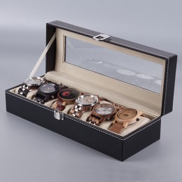 BOBO ptak ze sztucznej skóry na rękę pudełko na zegarek do prezentowania organizator Storage Box uchwyt na zegarek gablotka na b