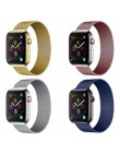 Milanese Loop opaska na zegarek Apple Watch 5 4 3 2 1 bransoletka ze stali nierdzewnej pasek do IWatch zespoły 38mm 40mm 42mm 44