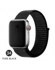 Nylon sport loop pasek na pasek do Apple Watch 42mm 44mm 40mm 38mm iWatch 5/4/3/2/1 bransoletka na rękę akcesoria do zegarków